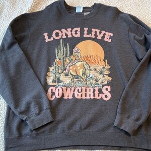 Gray Graphic Sweater